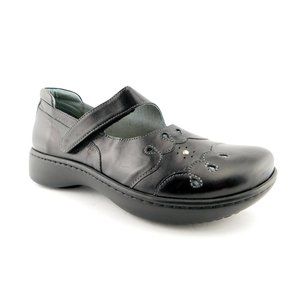 NAOT COAST Black Leather Mary Jane Platform Flat Shoes 40EU / 9US